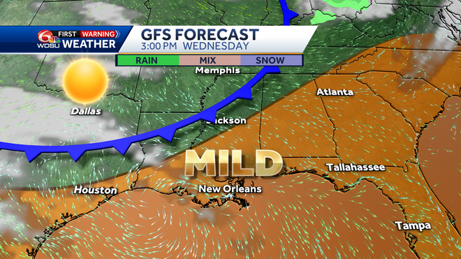 wednesday weather features