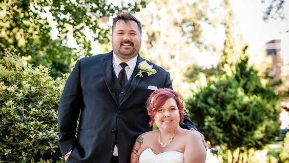 Becky Yonker and Jarrod Bradley were married on Oct. 9. 