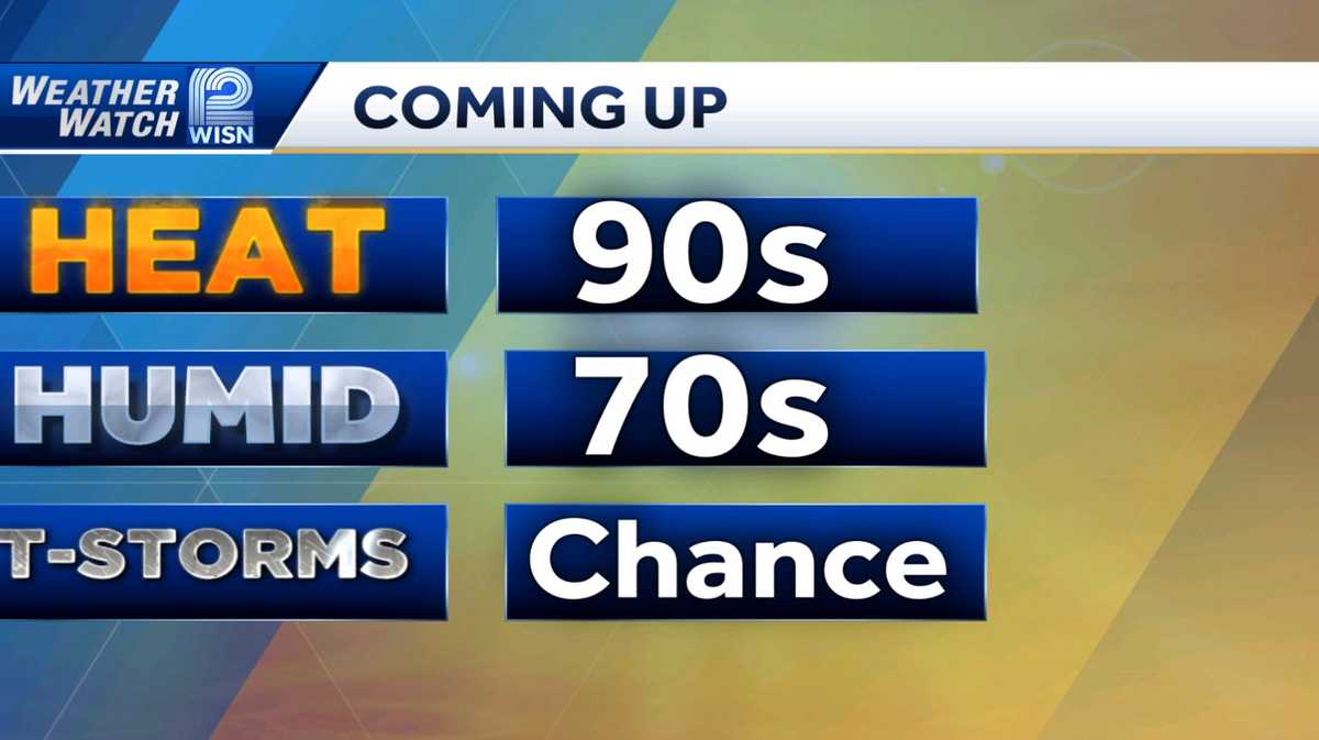 Milwaukee weather Wednesday will be hot, humid in Wisconsin