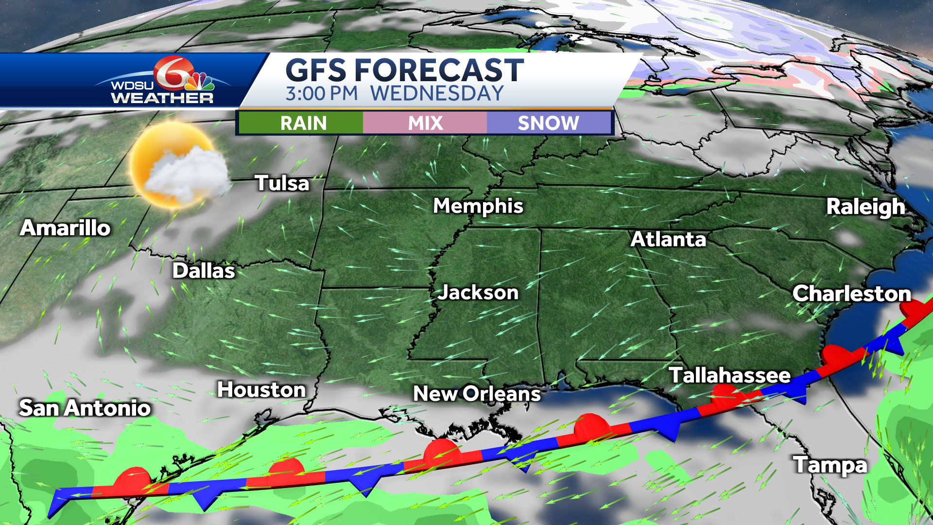 New Orleans Sunday Forecast Storms Severe Weather