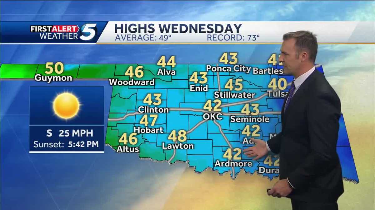 FORECAST Oklahoma to see abovefreezing temperatures again