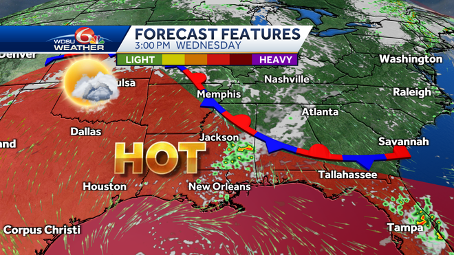 New Orleans excessive heat warning forecast