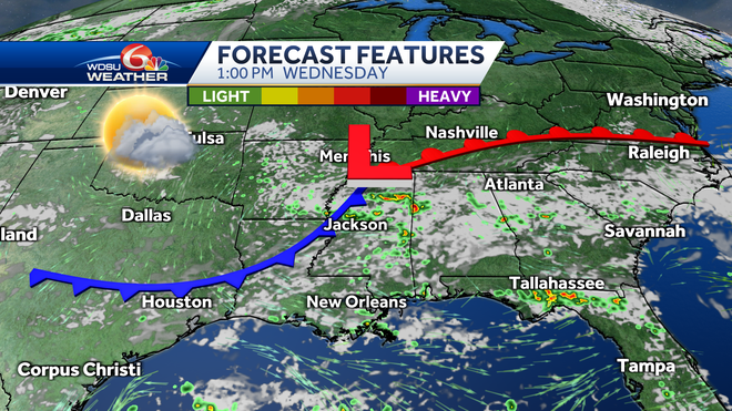 New Orleans storms heavy rain flood threat heat humidity