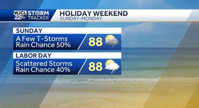 Stormy start for some on Sunday. Here's a look at the rest of the ...