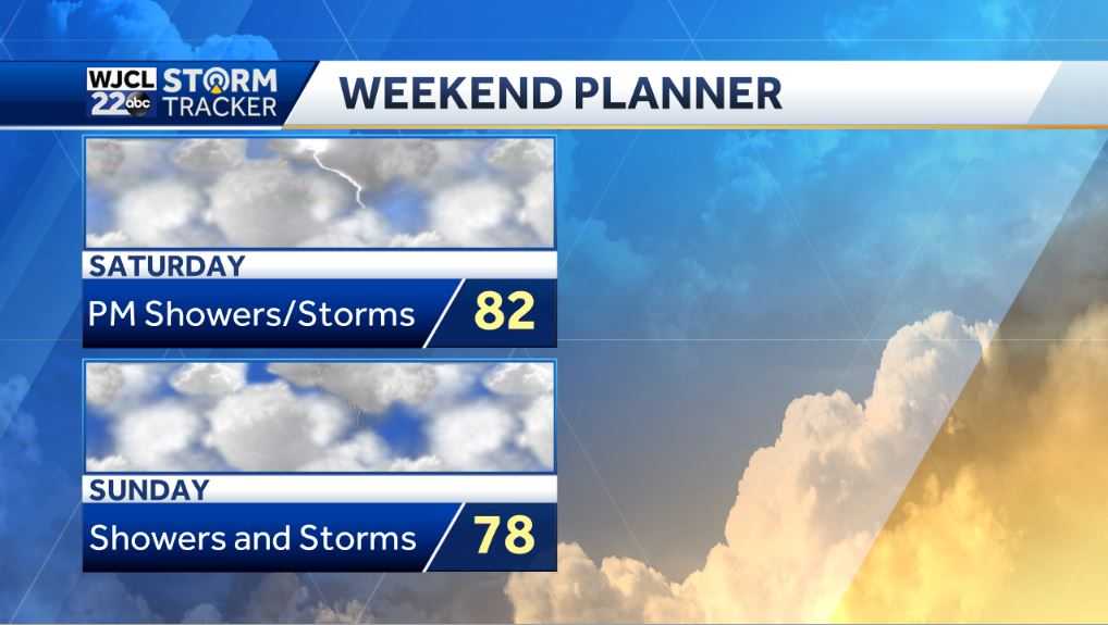 Morning showers then clearing skies and much cooler - WJCL
