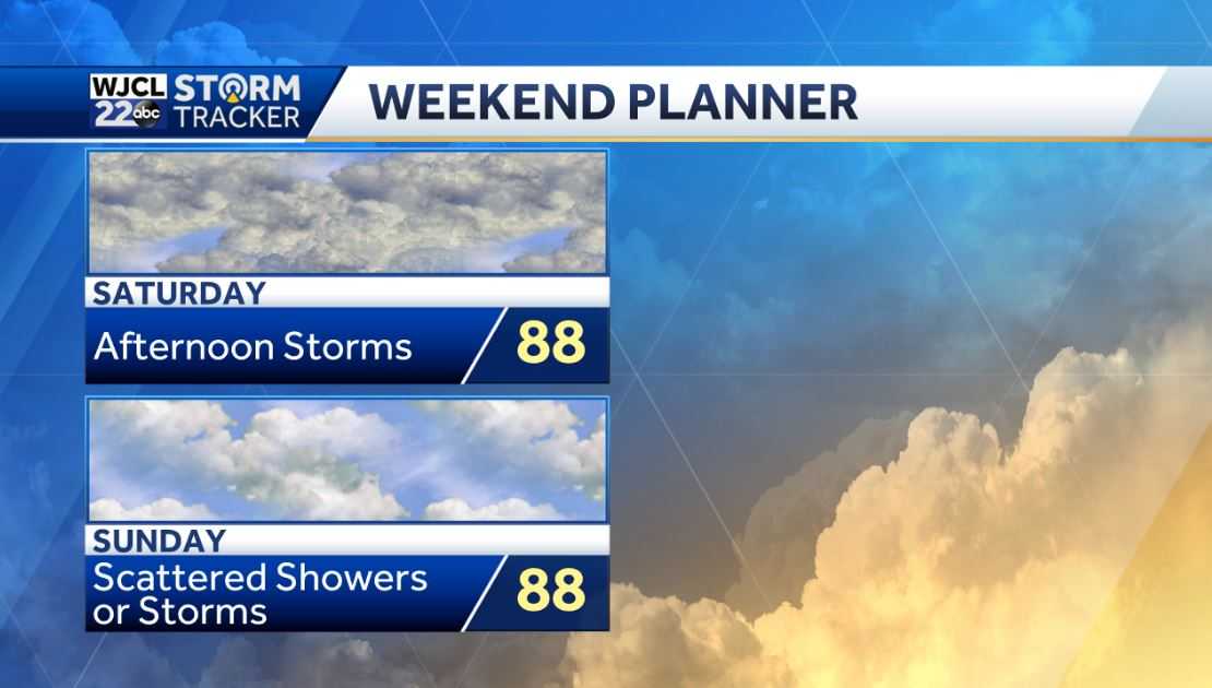 Umbrella needed today rain likely with downpours at times - WJCL