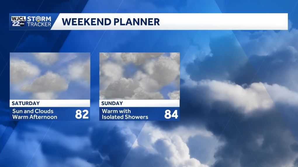 Spring-like temperatures this weekend for the Savannah area - WJCL
