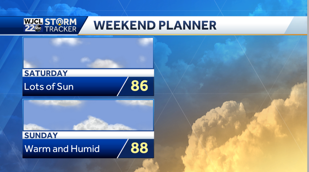 Lots of sun today and pleasantly mild - WJCL
