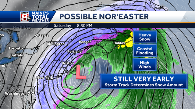 Maine could see significant nor'easter Saturday - Vimarsana News