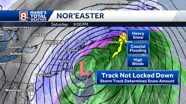 Maine likely to get hit with strong nor'easter Saturday - Vimarsana News