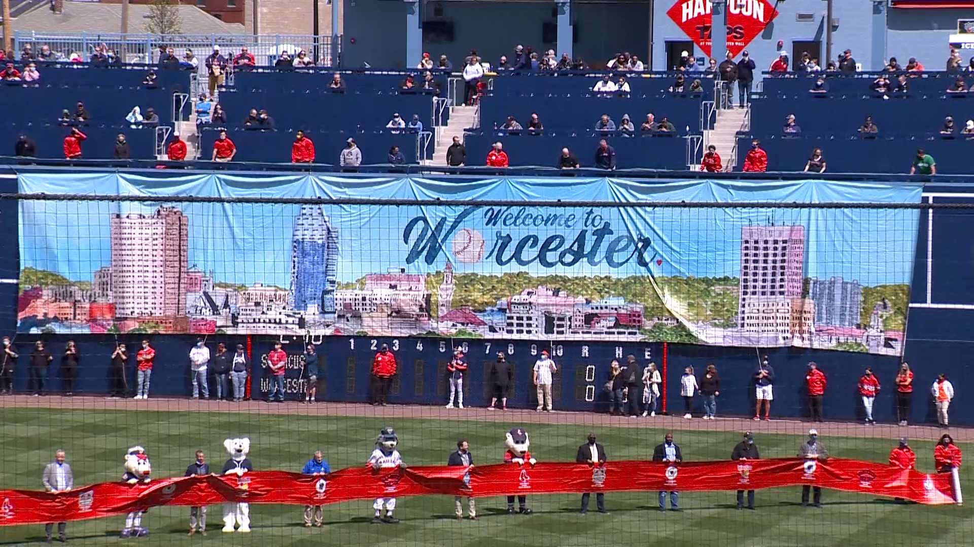 Worcester Red Sox win home opener at Polar Park behind 4 homers