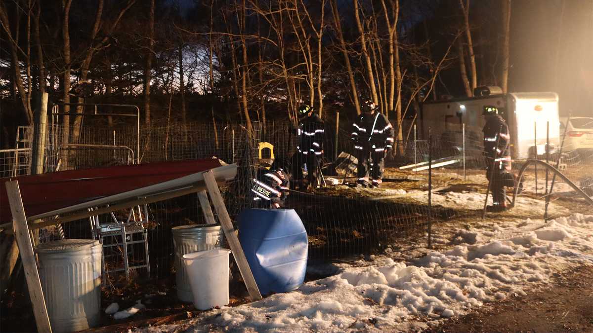 Maine woman accused of setting fire to goat barn on her property