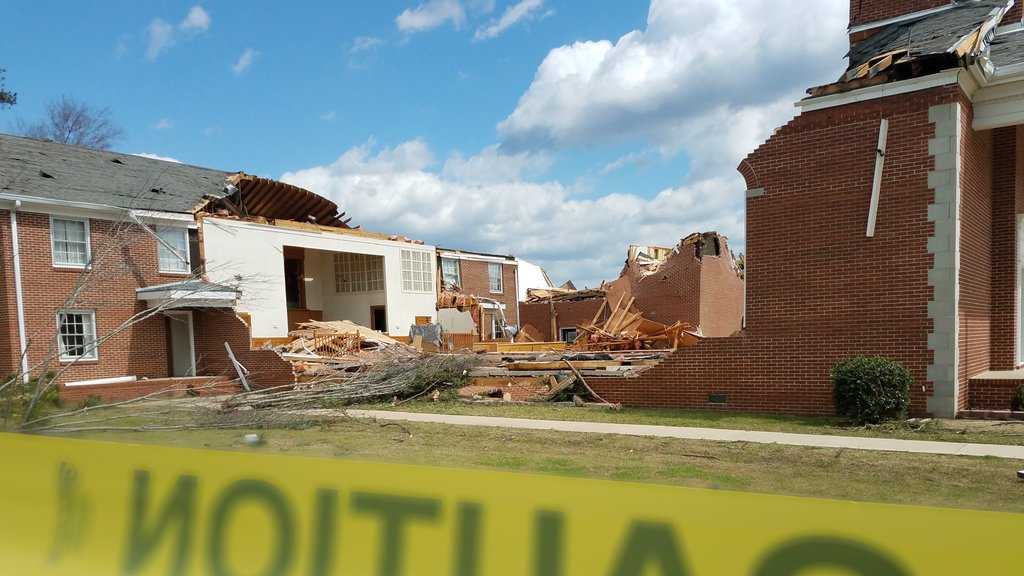 PHOTOS: Tornado damage in Jacksonville, Alabama