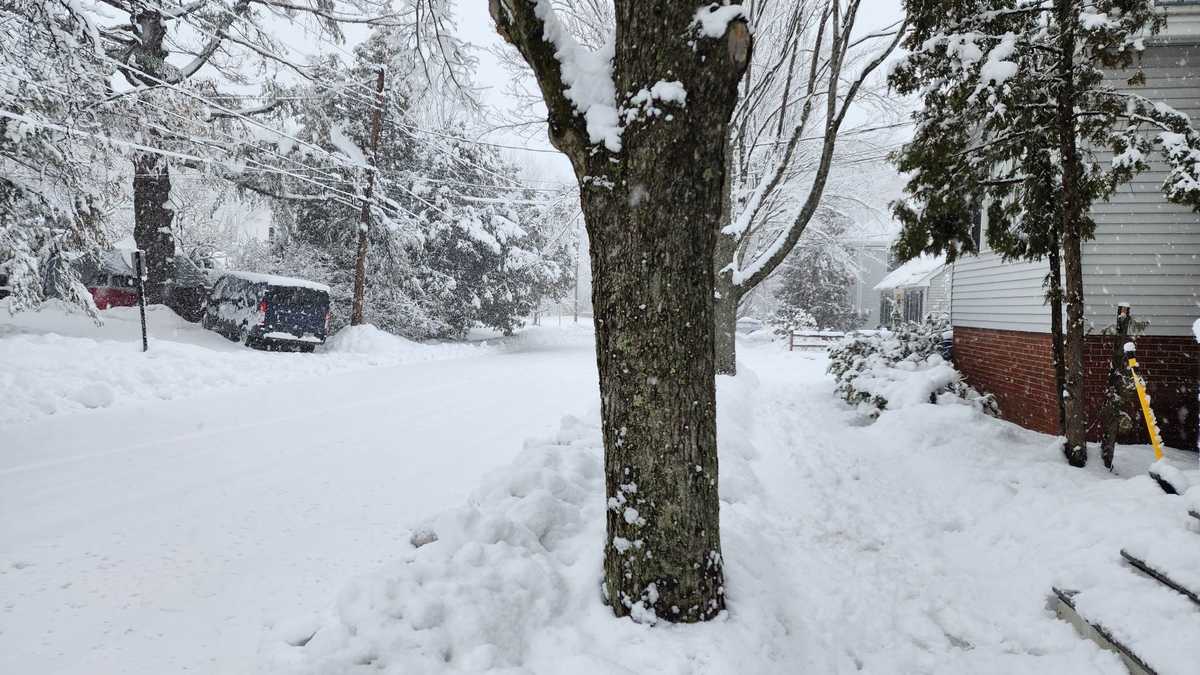 Gallery Images from Maine's heavy snowfall across state