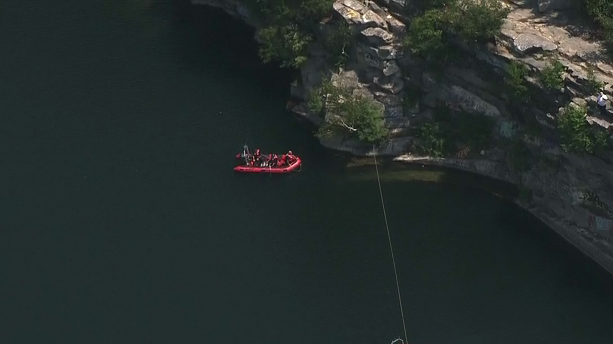 Teen who disappeared after quarry plunge dies, DA says