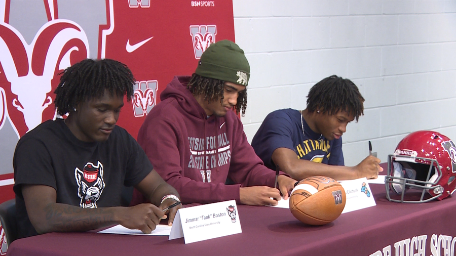 3 Westside high school wide receivers celebrate signing with Division 1