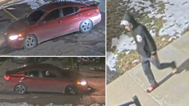 Police searching for suspect accused of stealing tire off car in Westwood