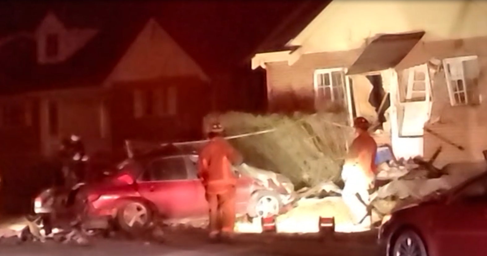 Police: Car Crashes Into Home In Westwood