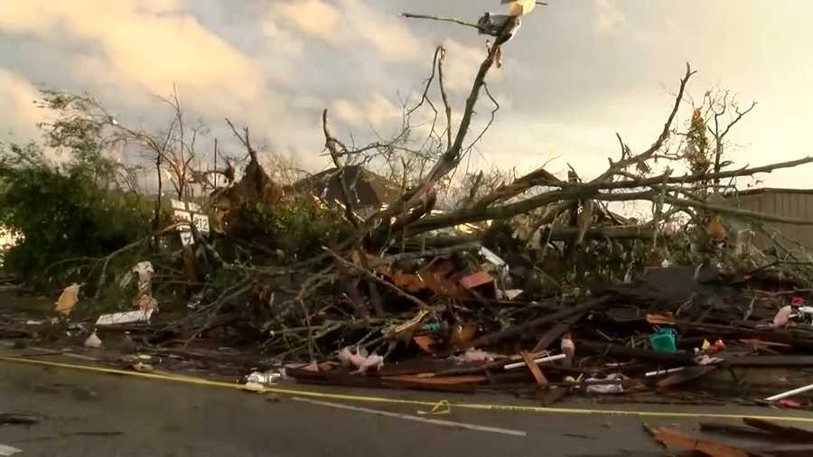 PHOTOS: Tornado damage in Wetumpka, Alabama