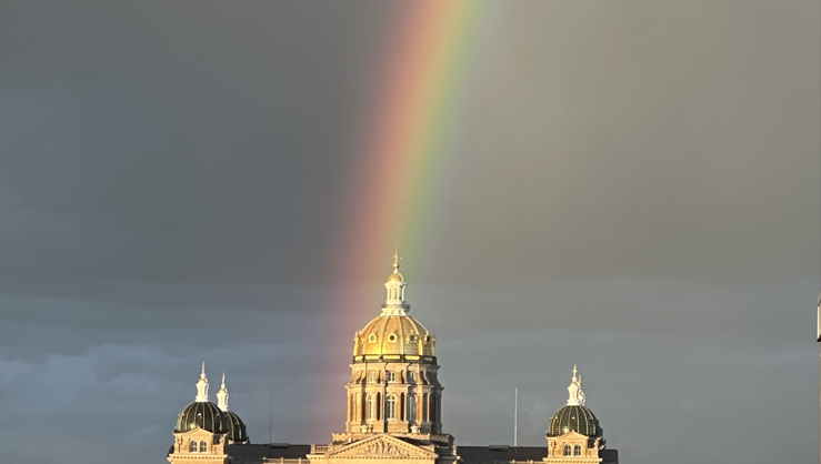 Check out these photos of Iowa rainbows after Tuesday's storms