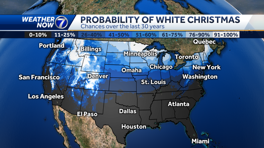 If you want a white Christmas in Omaha, keep dreaming