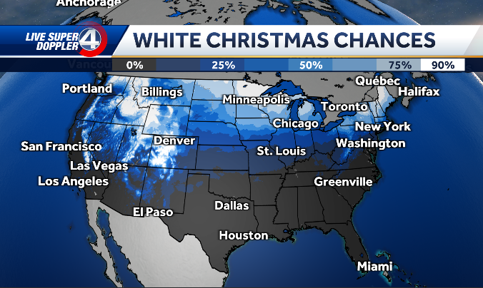 SC: What Are The Chances Of A White Christmas In The Carolinas?