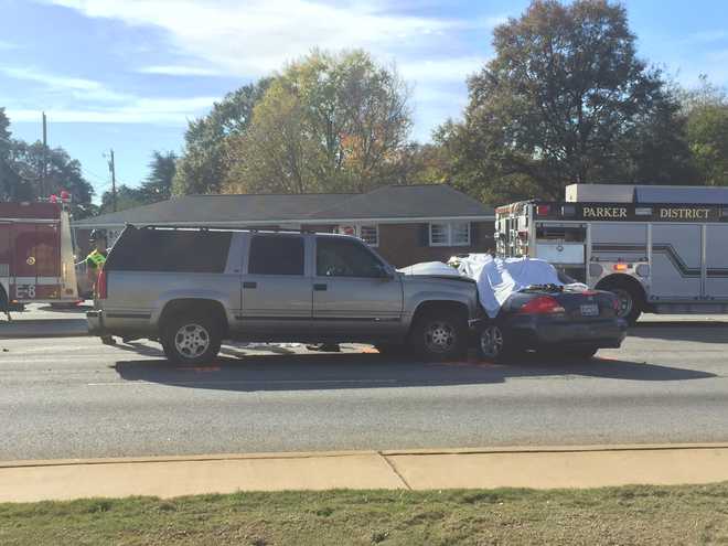Coroner called to crash in Greenville County