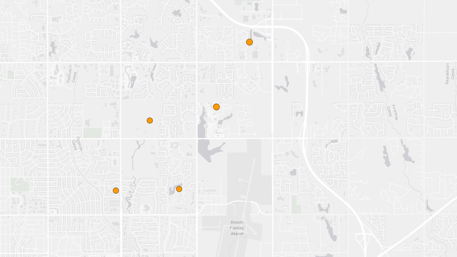 Five possible earthquakes reported in Wichita Saturday