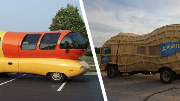 nutmobile wienermobile are both
