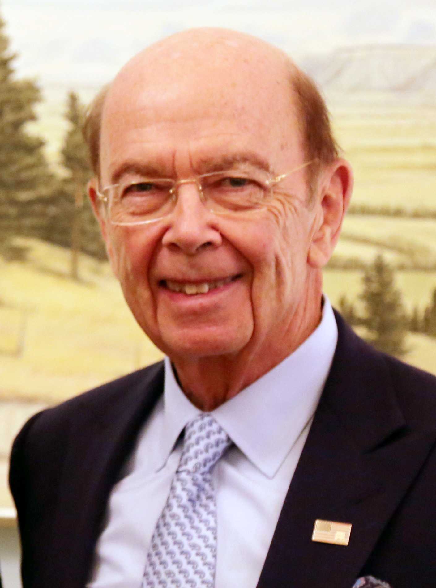 zoomed into wilbur ross shifty eyes