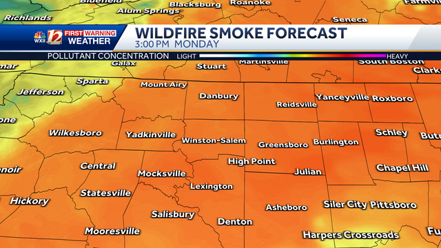 Wildfire Smoke Brings Bad Air Quality on Monday to North Carolina - Vimarsana News
