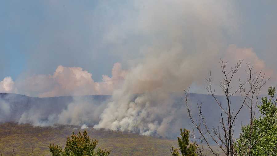 Southern Vermont crews help contain Massachusetts wildfire