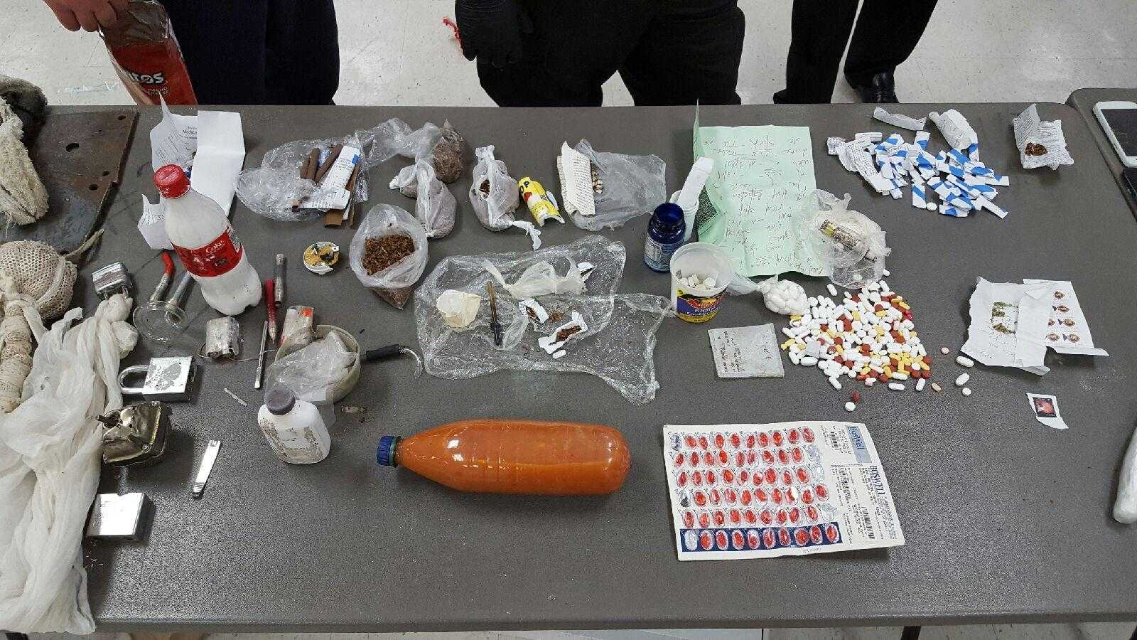 Weapons, Drugs Seized In Prison Crackdown