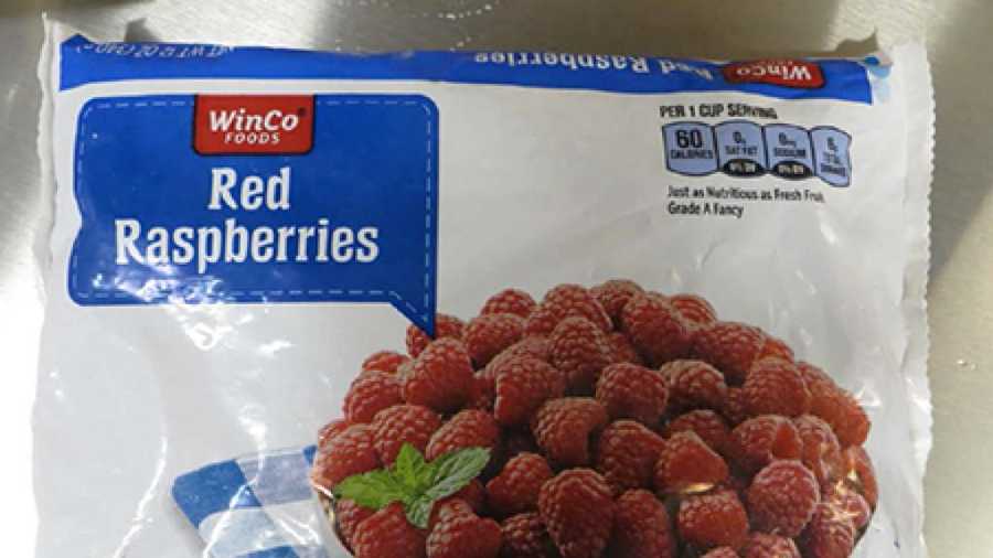 WinCo recalls frozen rasberries