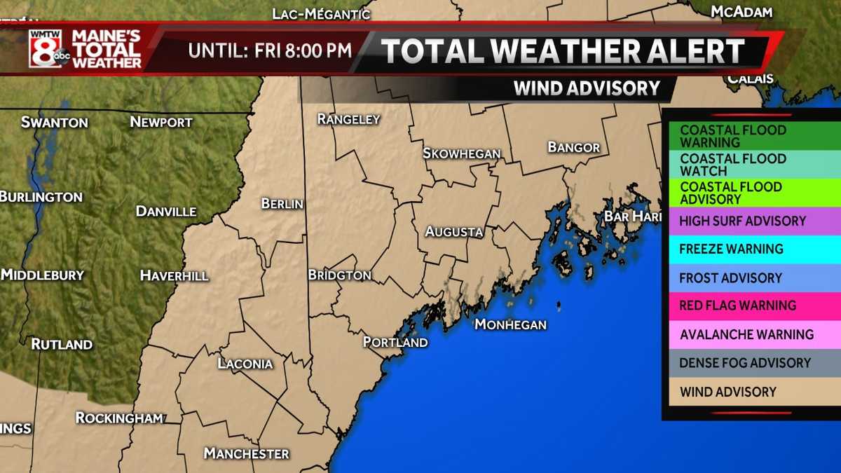 Total Weather Alert Arctic blast brings strong winds, winterlike