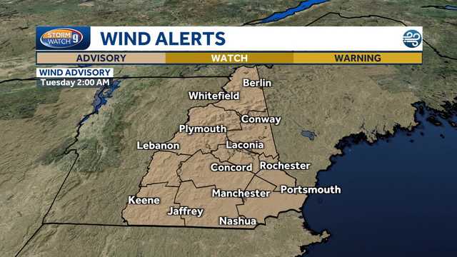New Hampshire forecast: Outages reported amid wind advisory - Vimarsana News