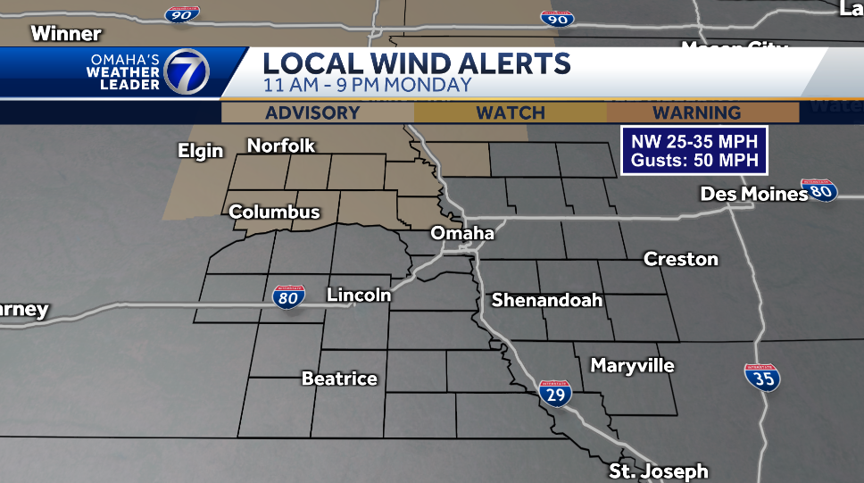 Very high fire danger Monday for Omaha-area - KETV