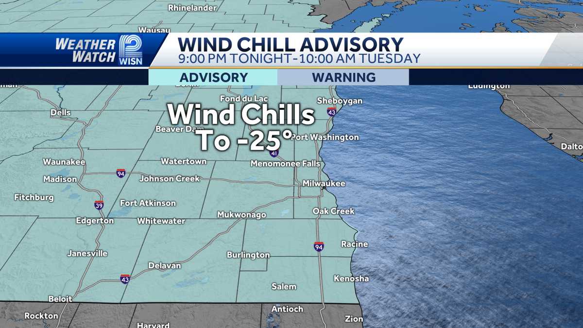 Wisconsin arctic air impact 56 hours of bitter cold with temperatures that feel below zero