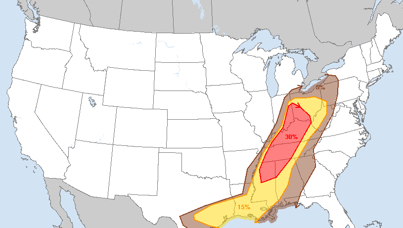 SPC Severe Weather Outlook Graphics