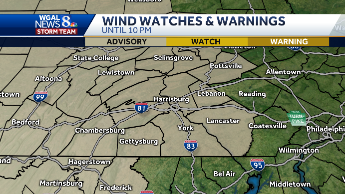 Wind Watches Warnings