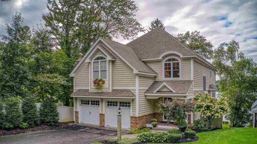 Mansion Monday Bright, spacious lakefront home in Windham