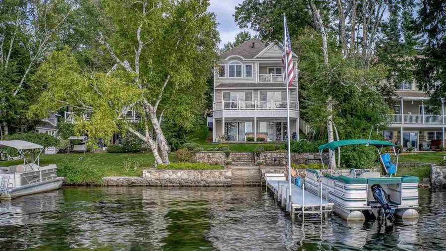 Mansion Monday Bright, spacious lakefront home in Windham
