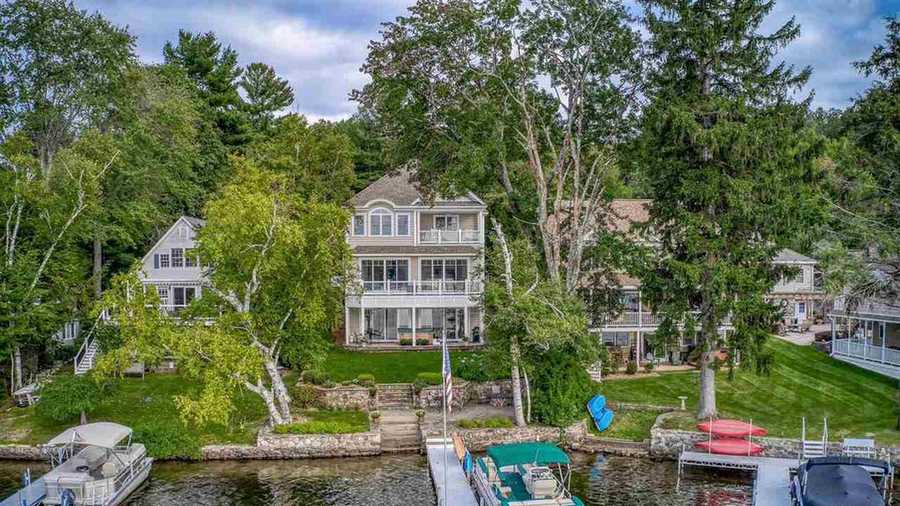 Mansion Monday Bright, spacious lakefront home in Windham