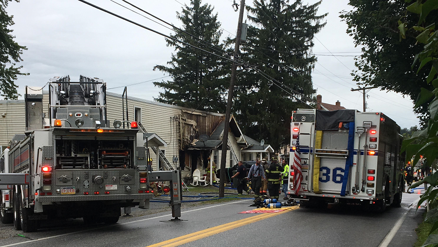 Fire damages homes in Windsor Township