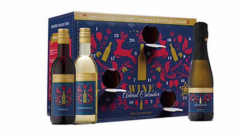Wine and cheese Advent calendars on sale