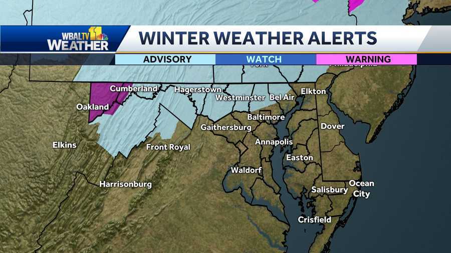 Freezing Rain Potential Prompts Winter Weather Advisory For Parts Of ...