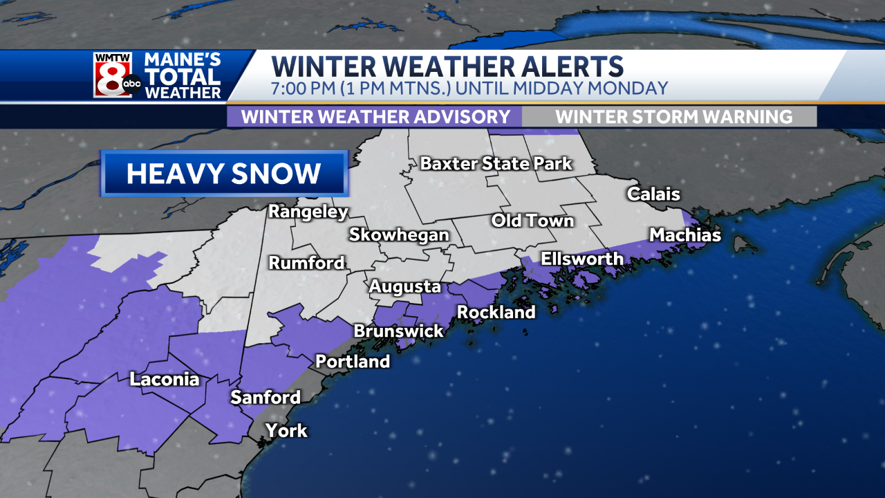 Winter Storm Warning And School Closings In Maine: Latest Updates From ...