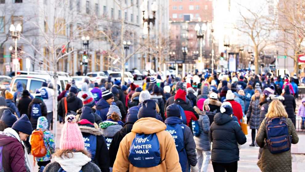 5 for Good Winter Walk Boston raises awareness, funds to help end