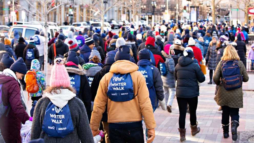 5 for Good Winter Walk Boston raises awareness, funds to help end