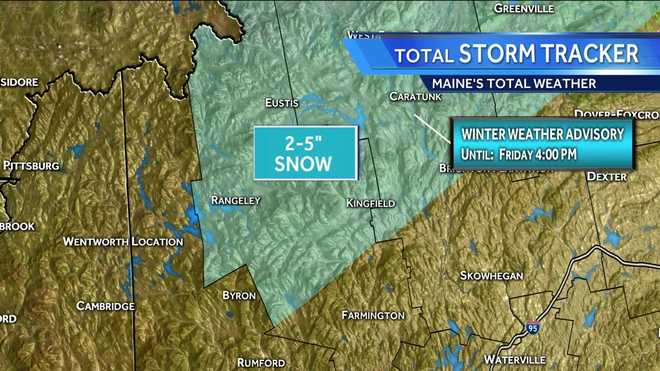 Storm brings heavy rain, mountain snow to Maine